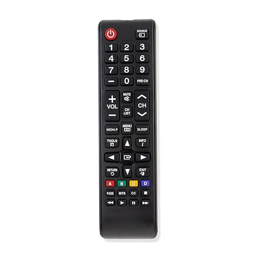 Replacement Remote Control for Samsung Smart TV UN32EH4003 UN32EH4000 UN40H5003 LED HDTV