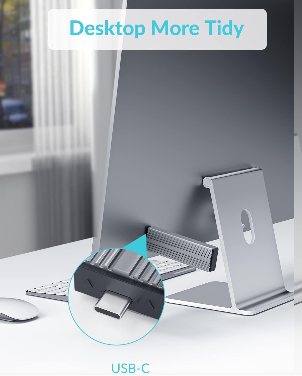 PHIXERO 10Gbps SSD Enclosure, Tool-Free and Wireless. Compactible with NVME/SATA SSD Size 2230/2242/2260/2280