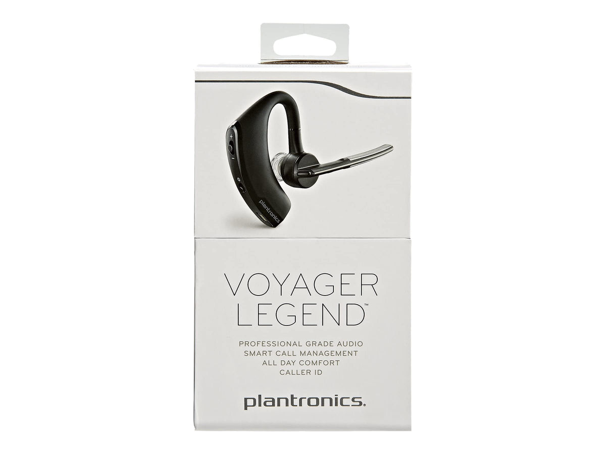 Plantronics - Voyager Legend (Poly) - Bluetooth Single-Ear (Monaural) Headset - Connect to your PC, Mac, Tablet and/or Cell Phone - Noise