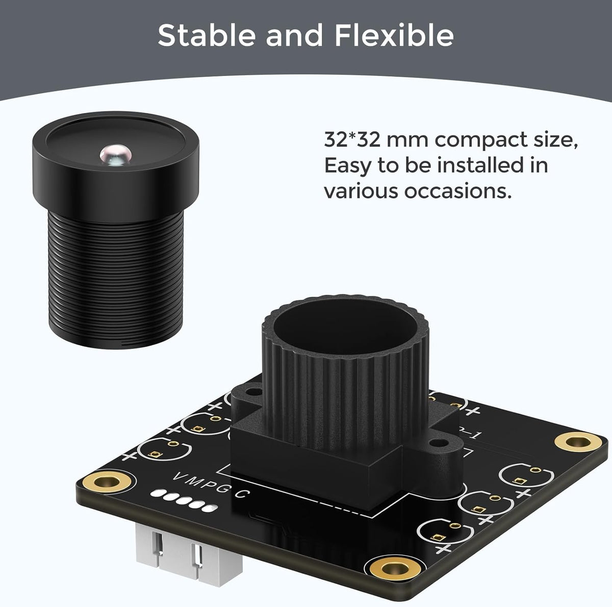 innomaker 1080P USB2.0 130 UVC Camera, Wide Angle Camera, Plug & Play for PC, Raspberry Pi, Jetson Nano and SBCs.