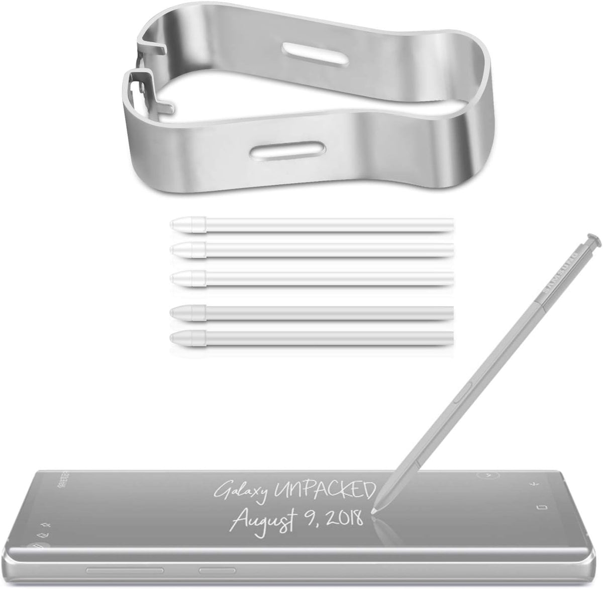 Replacement Tips for Galaxy Note 8/9 Tab 4, Pen Nibs with Tweezer Removal Tool (White)