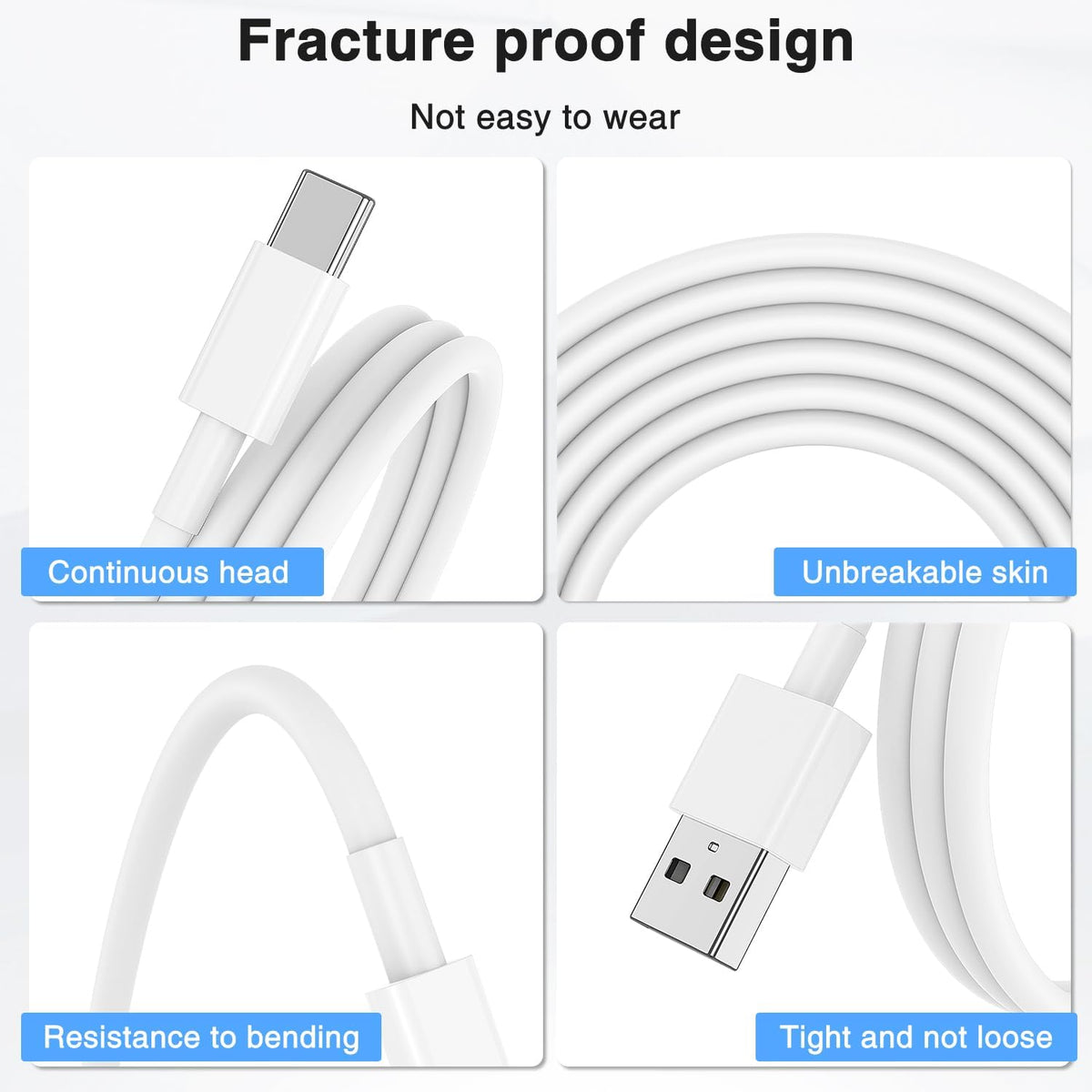 2Pack Car Carplay Cable for iPhone 15 15 Pro Max 15 Plus USB to USB C 6.6FT Charger Adapter Accessories for iPad 10th