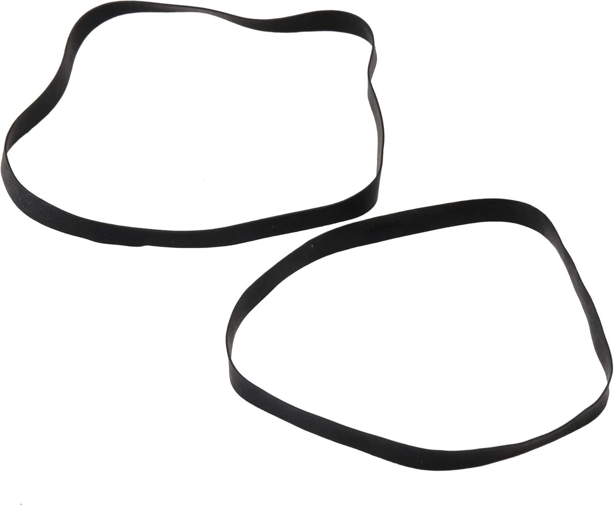 Lovermusic 20Pcs Flat Cassette Tape Machine DVD Drive Rubber Belt Replacement, Black