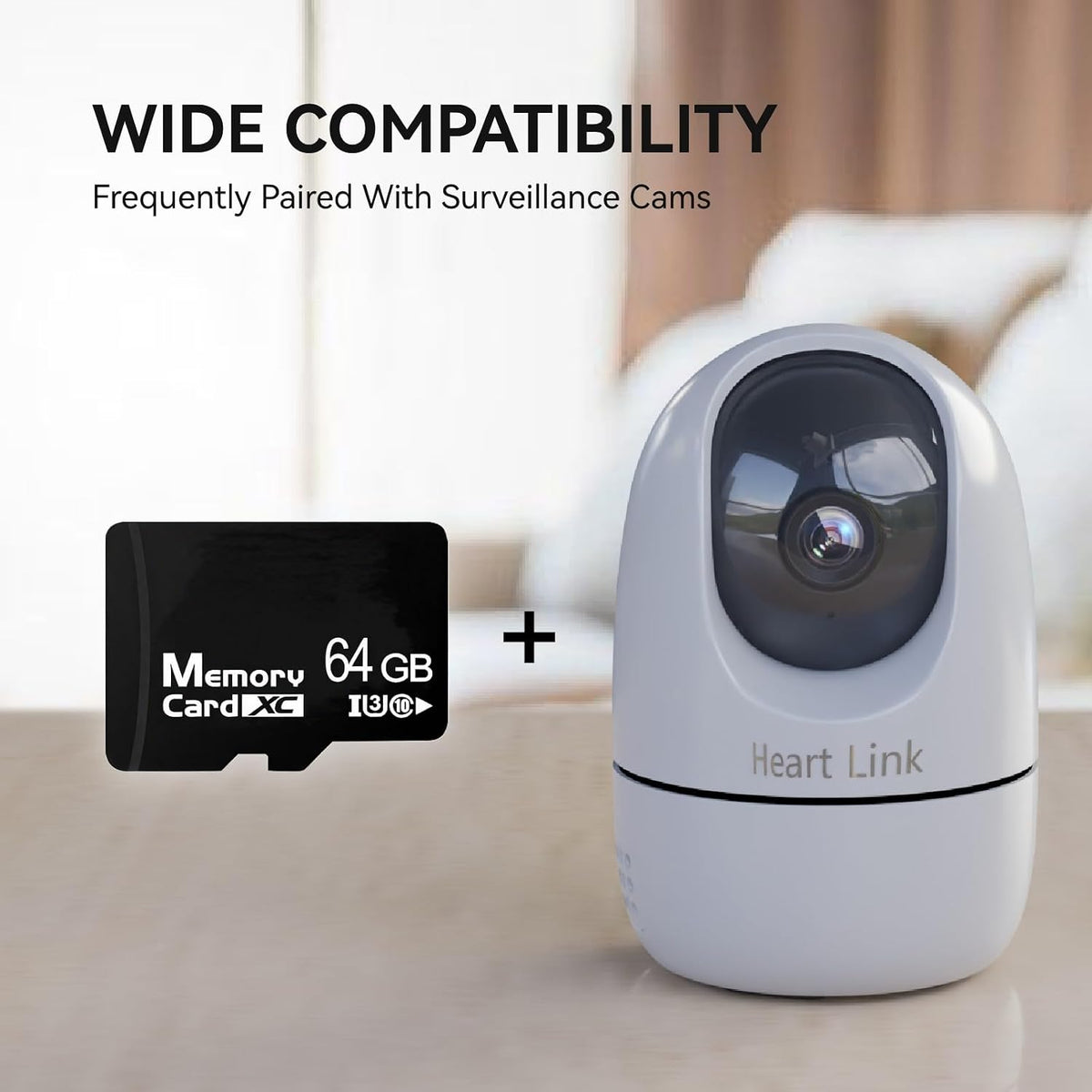 Heart Link 64GB Micro SD Card - Fast and Reliable Storage