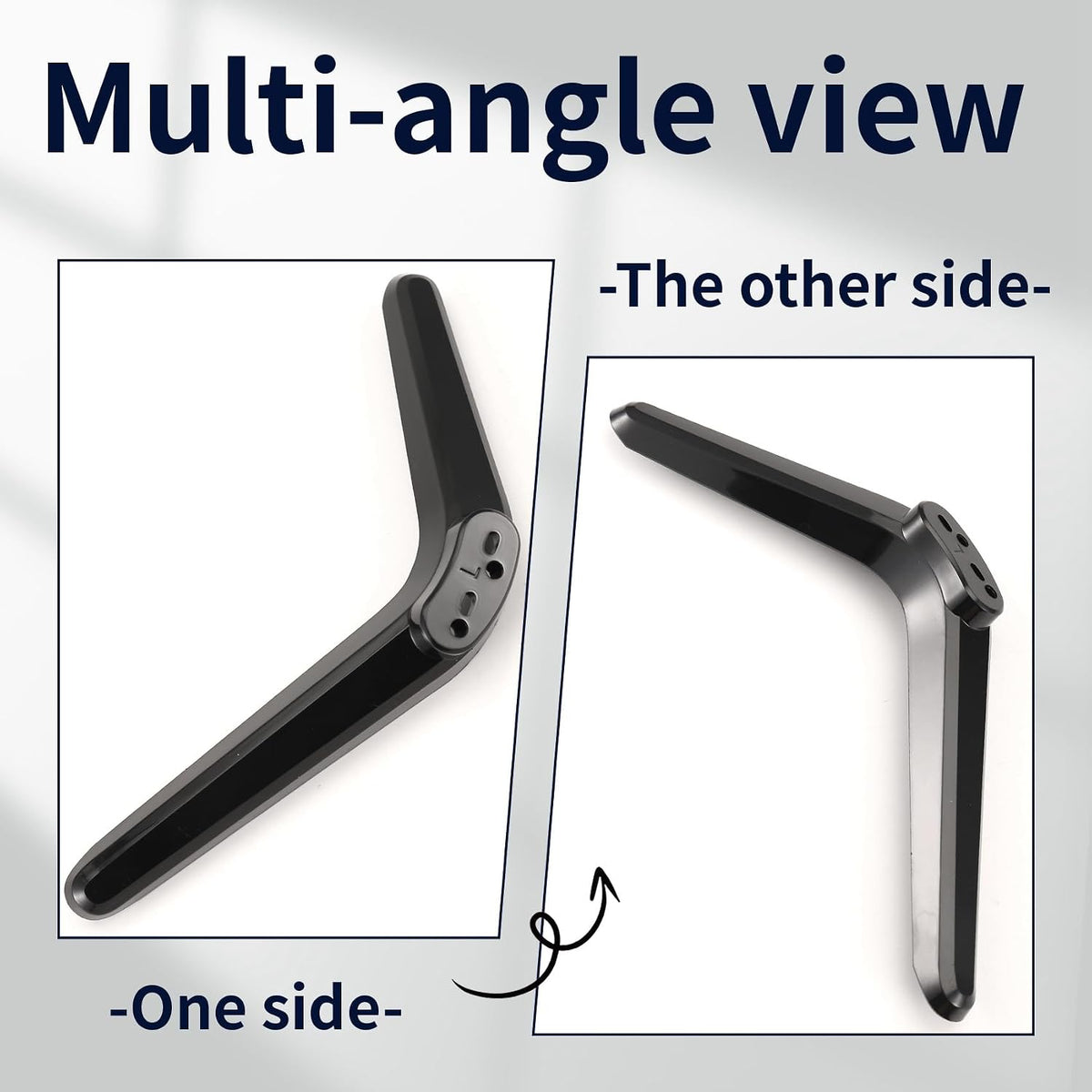 17mm-20mm Universal TV Stand, Table Top TV Stand Base Replacement, TV Base Pedestal Feet TV Stand Mount Legs Easy