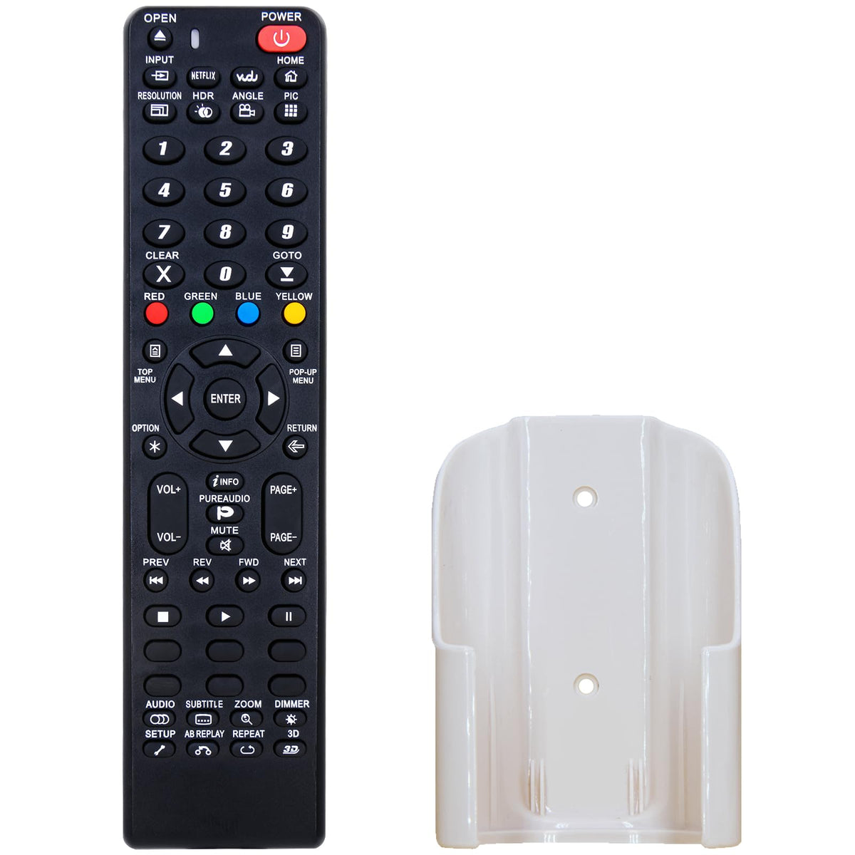 Replacement Remote Control for Oppo BDP-105AU BDP-105 BDP-105EU BDP-105D BDP-103D3D BDP-103D BDP-103 BDP-103AU BDP-103EU Blu-ray BD DVD Disc Player