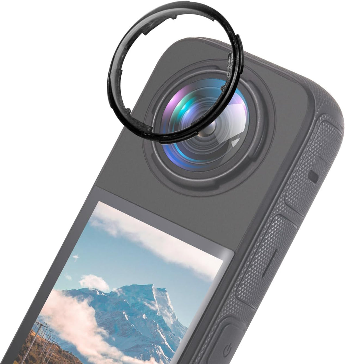 Dual Lens Guards for Insta360 X4 Action Camera, Protective Case for ONE X4 360 Waterproof Camera Accessory