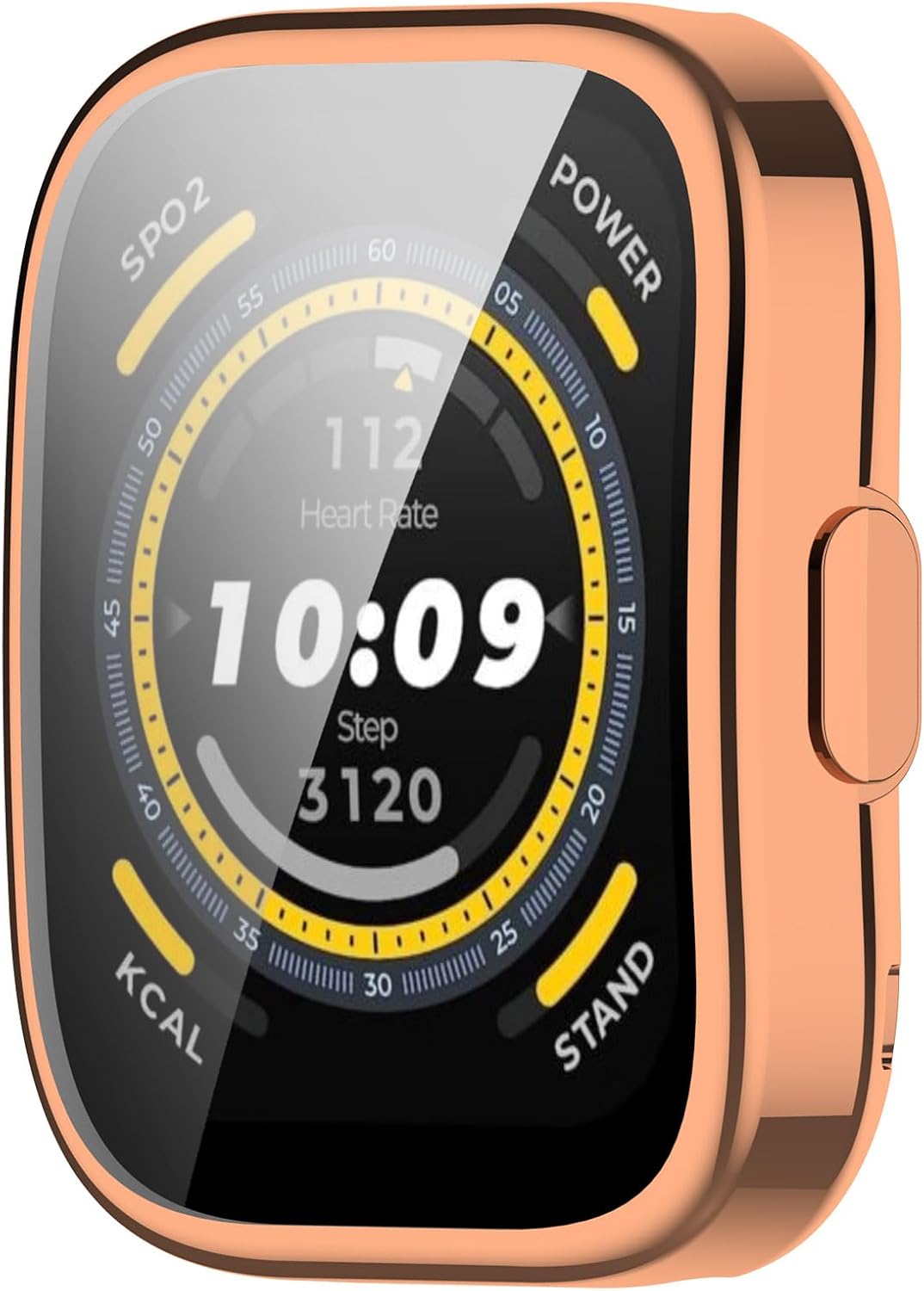 5 Pack Screen Protector Cases Compatible with Amazfit Bip 5 Smart Watch, 1.91inch Protective Case Intended for Amazfit