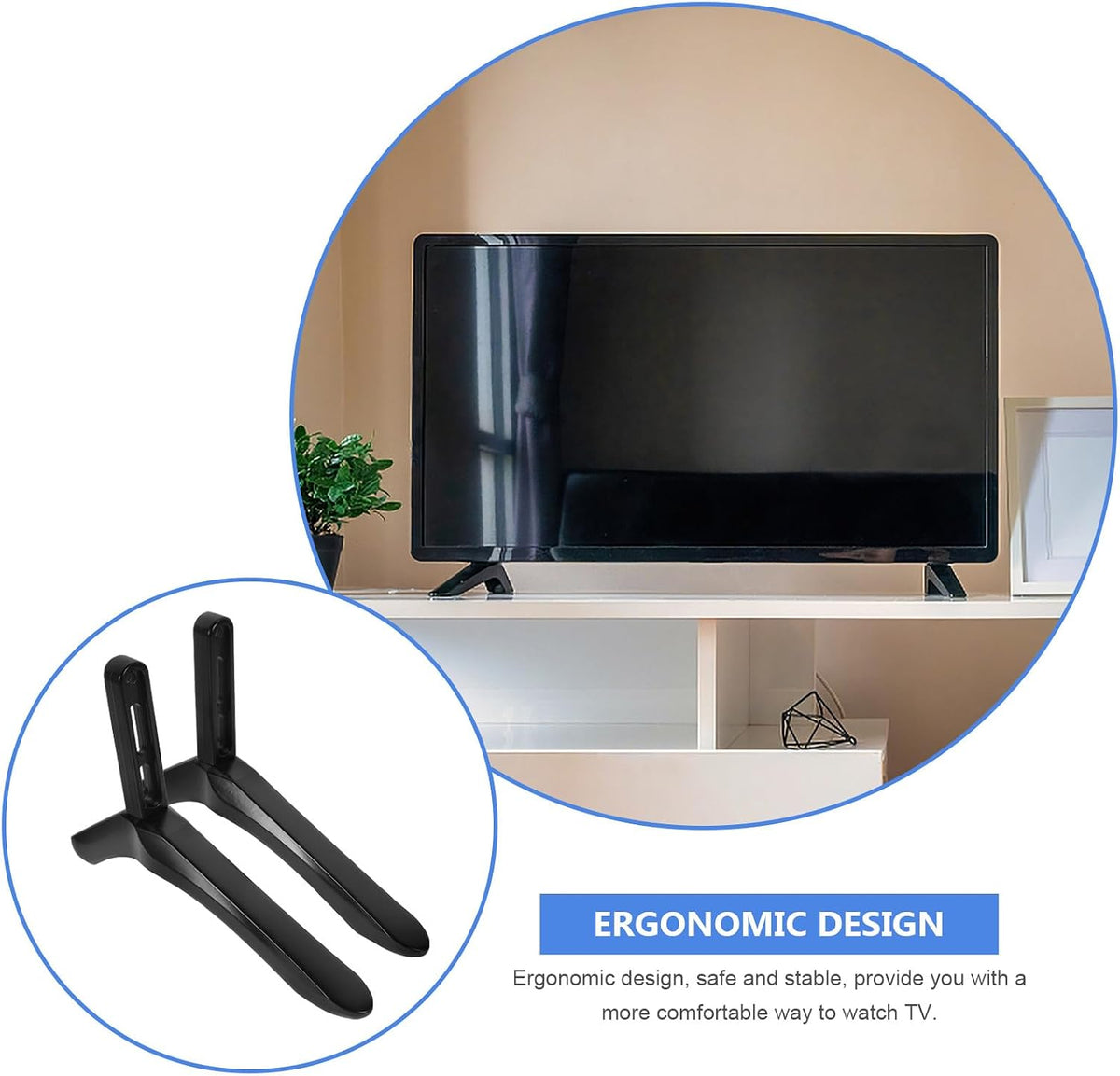 Homoyoyo Universal TV Stand Base - Desktop Holder with Screws