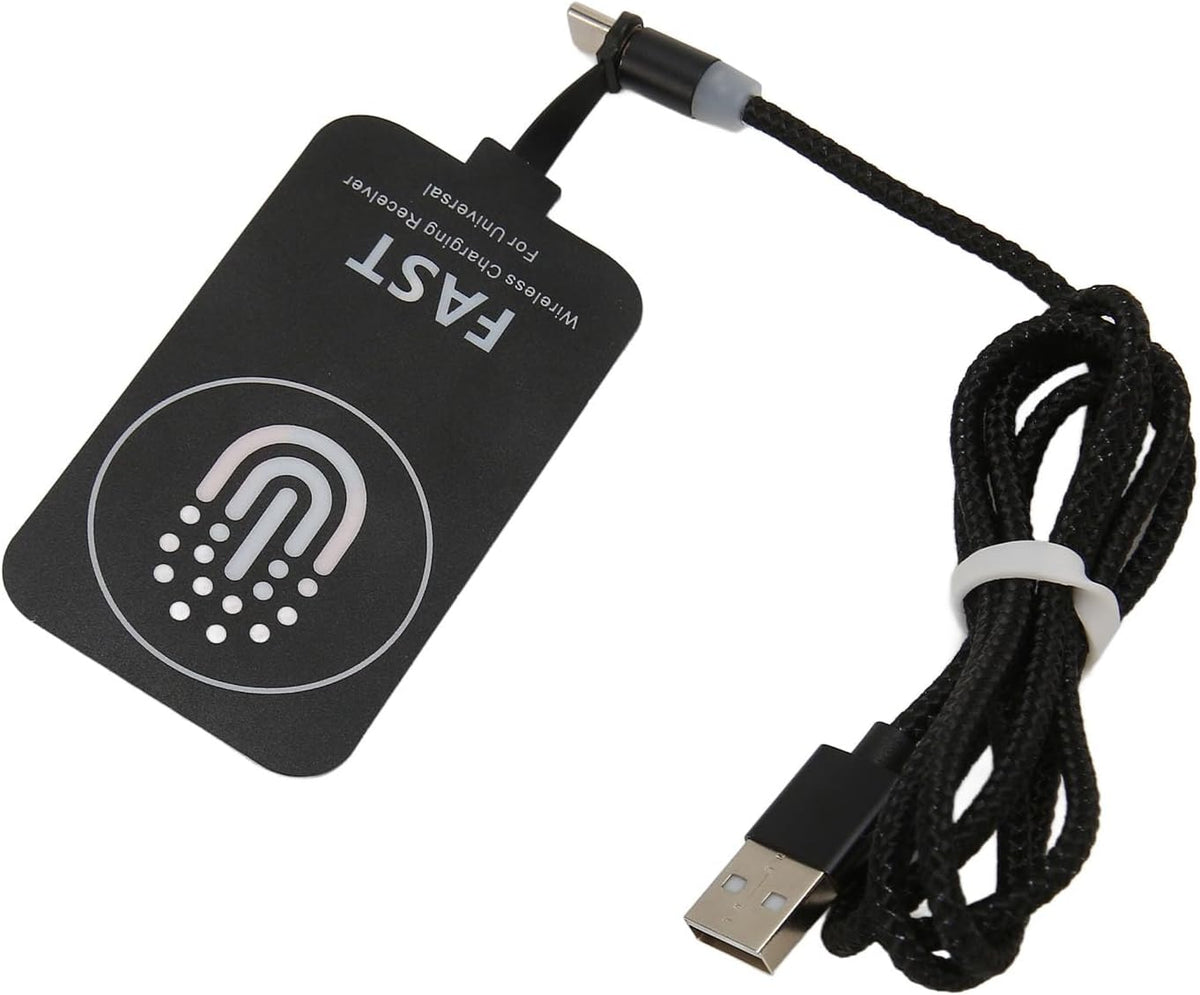 Type C Charging Receiver - 5V 2A Magnetic Suction Thin Qi Charging Module for Type C Phones