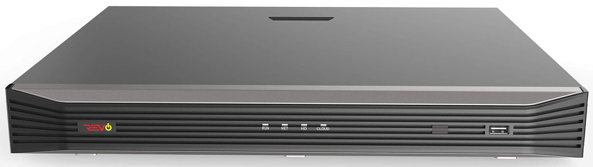 Revo America Ultra HD 8 Ch. 2TB HDD IP NVR Video Surveillance System, 4 x 4K IP Turret Audio Security Cameras (Motorized Varifocal Lens) - Remote