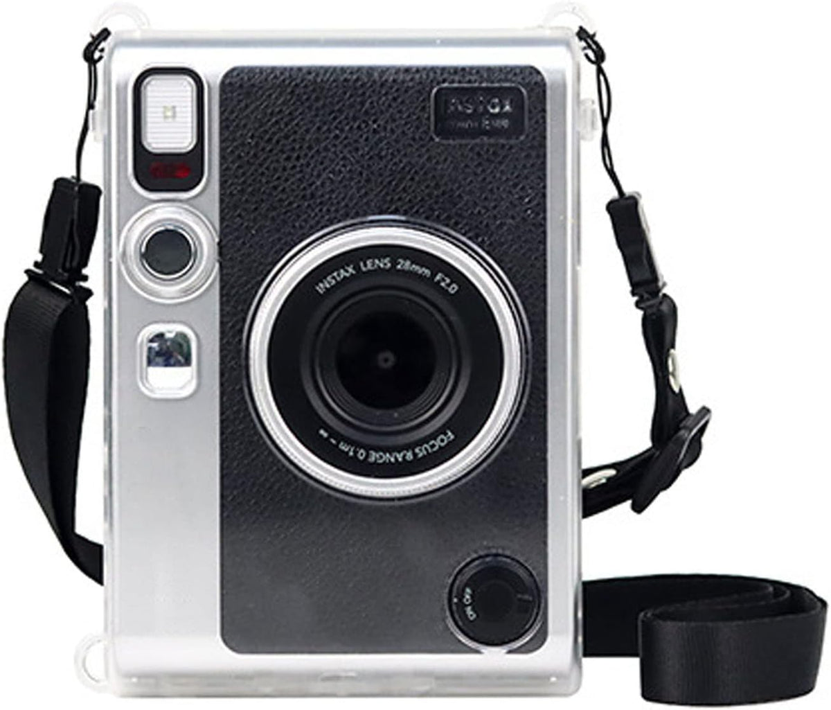 Mini Evo Clear Case for Fujifilm Instax Mini Evo Instant Camera, Transparent Photo Printer Protector with Accessories