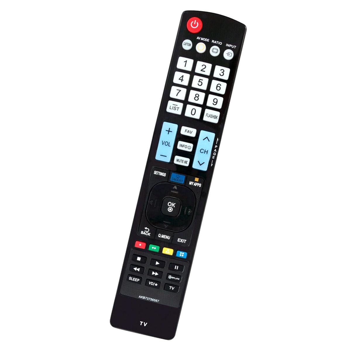 AKB73756567 Replace Remote fit for LG LED Smart TV 32LB5800 32LB580B 39LB5800 40UB8000 42LB5800 47LB5800 47LB6100 49UB8200 50LB6100 55LB5800 55LB6100