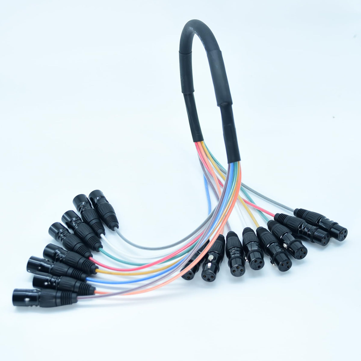 Arklove 3Ft Short Snake Cables Audio Patch Xlr To Xlr Cable 8 Channel Connector Digital Splitter Microphones Stage & Studio Reco