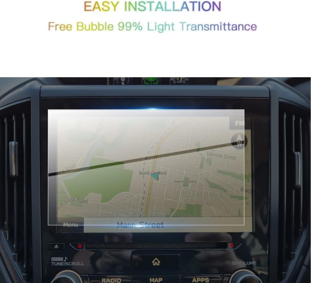 Screen Protector for 2021-2024 Subaru Forester 8 Inch Touchscreen, Anti-Explosion & Scratch, HD Clear