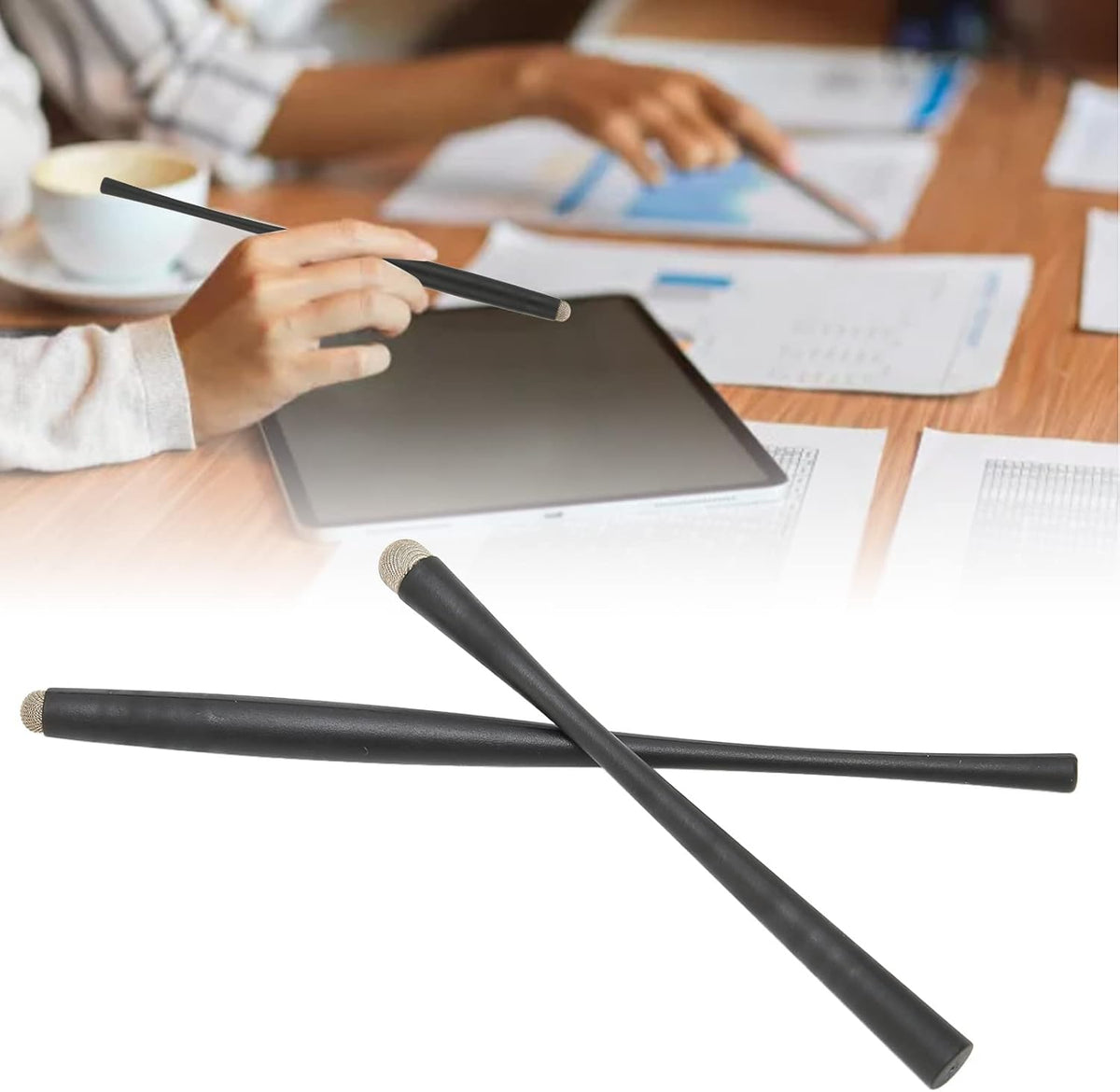 2 Pcs Stylus Pens, Rubber Head Stylus Touch Screen Pen, Universal Smart Digital Pens for All Touch Screen Devices