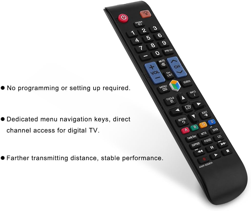 Smart TV Remote Control AA59-0058A, Replacement Remote for Samsung Smart TV