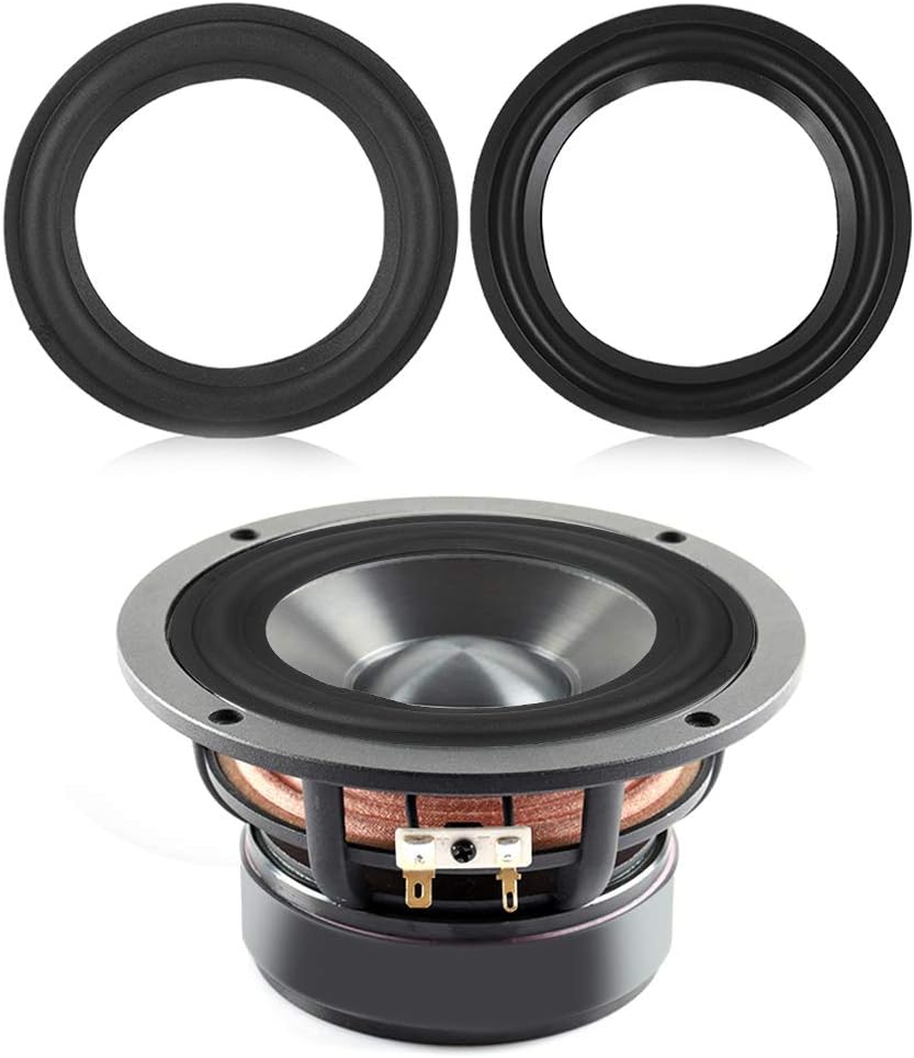 Speaker Surround Foam, Replacement Subwoofer Rubber Rim Circle for 4-inch Woofer Repair