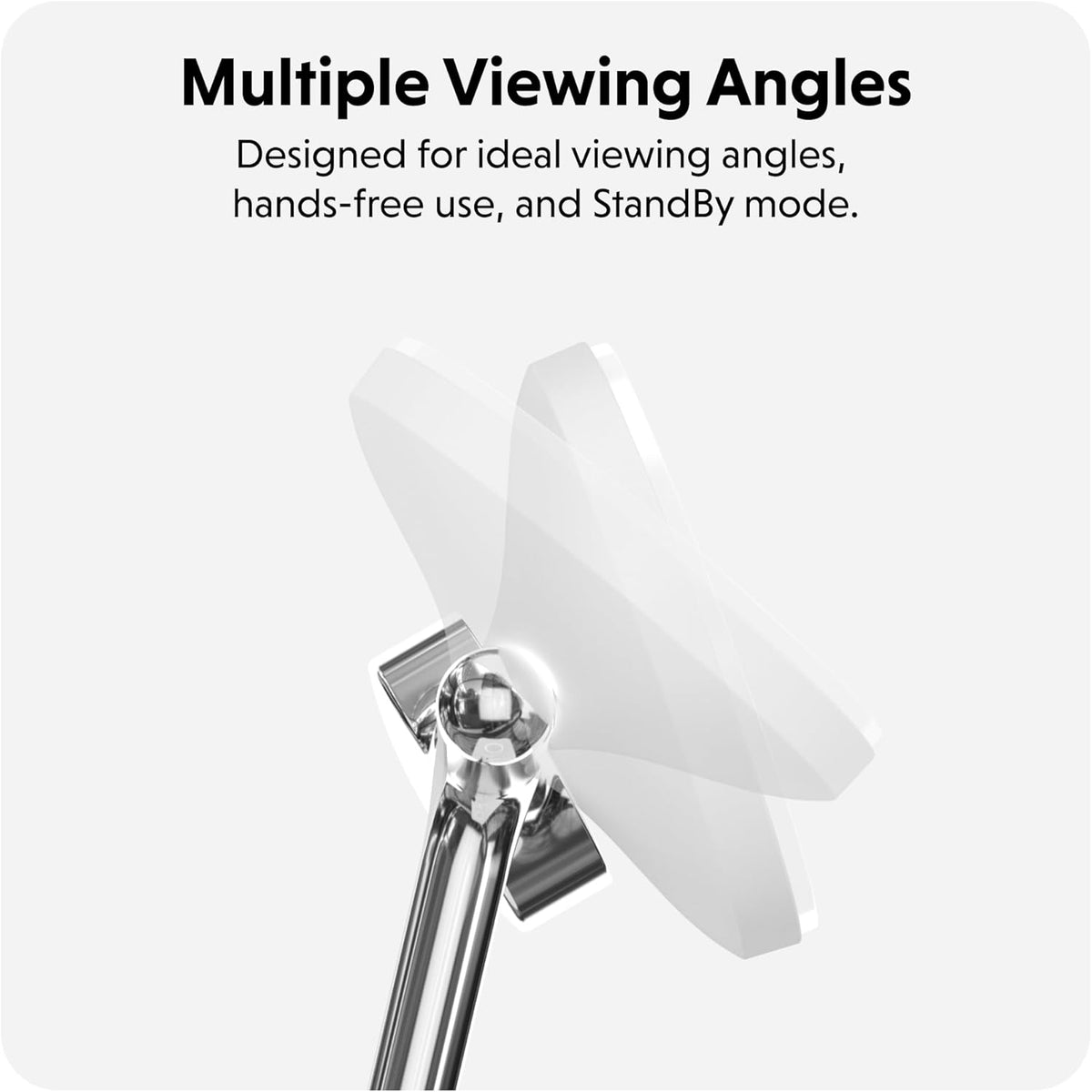 HyperJuice 4-in-1 Wireless Charger Qi2 Magnetic Stand — Fast Wireless Charger for iPhone, Apple Watch, Airpods & Any Qi-Compatible Device — Compact, Adjustable, and Foldable Qi2