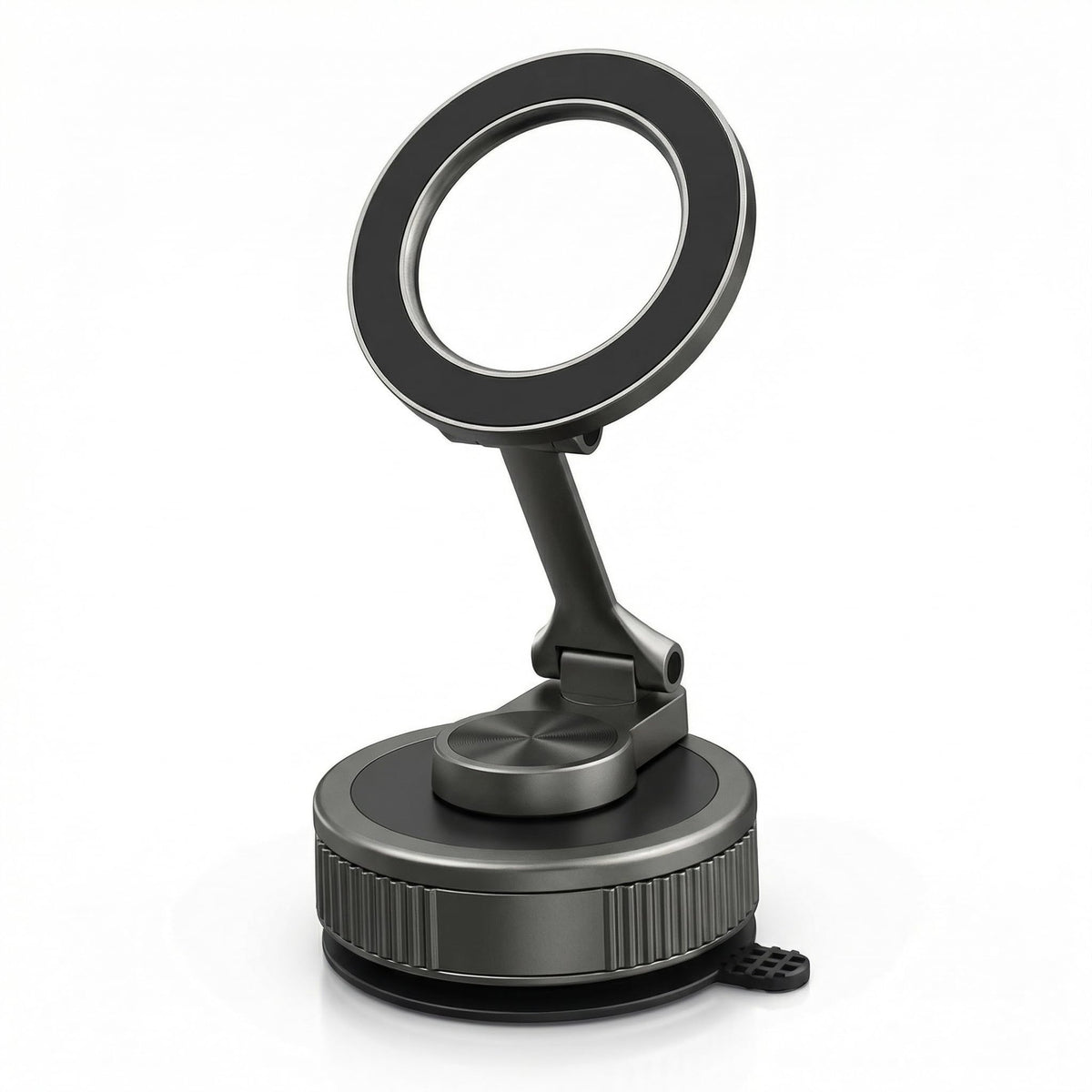 bqoeesok Magnetic Car Phone Holder for MagSafe, [98LBS Suction & 2400gf N52] 360° Zinc Alloy Foldable Mount, 0.75" Ultra-Thin for Dash/Windshield