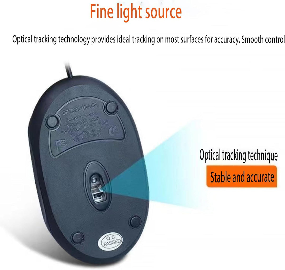 Guiheng Wired Mini Optical Mouse Computer Mouse Ergonomic Mouse with USB Mouse for Laptop PC Desktop mice Compatible