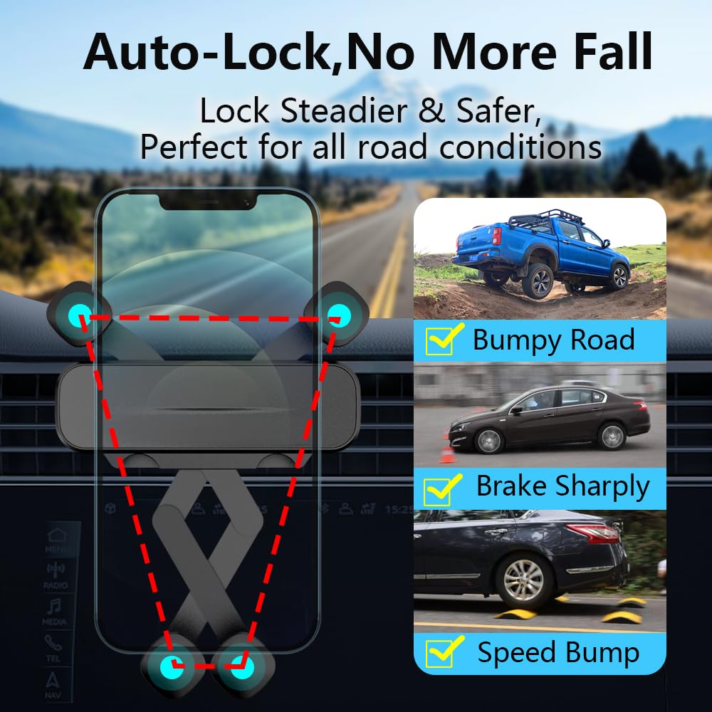 LUNQIN Car Phone Holder for Chevy Chevrolet Malibu 2016 2017 2018 2019 2020 2021 2022 2023 2024 Auto Accessories Navigation Screen Bracket Interior