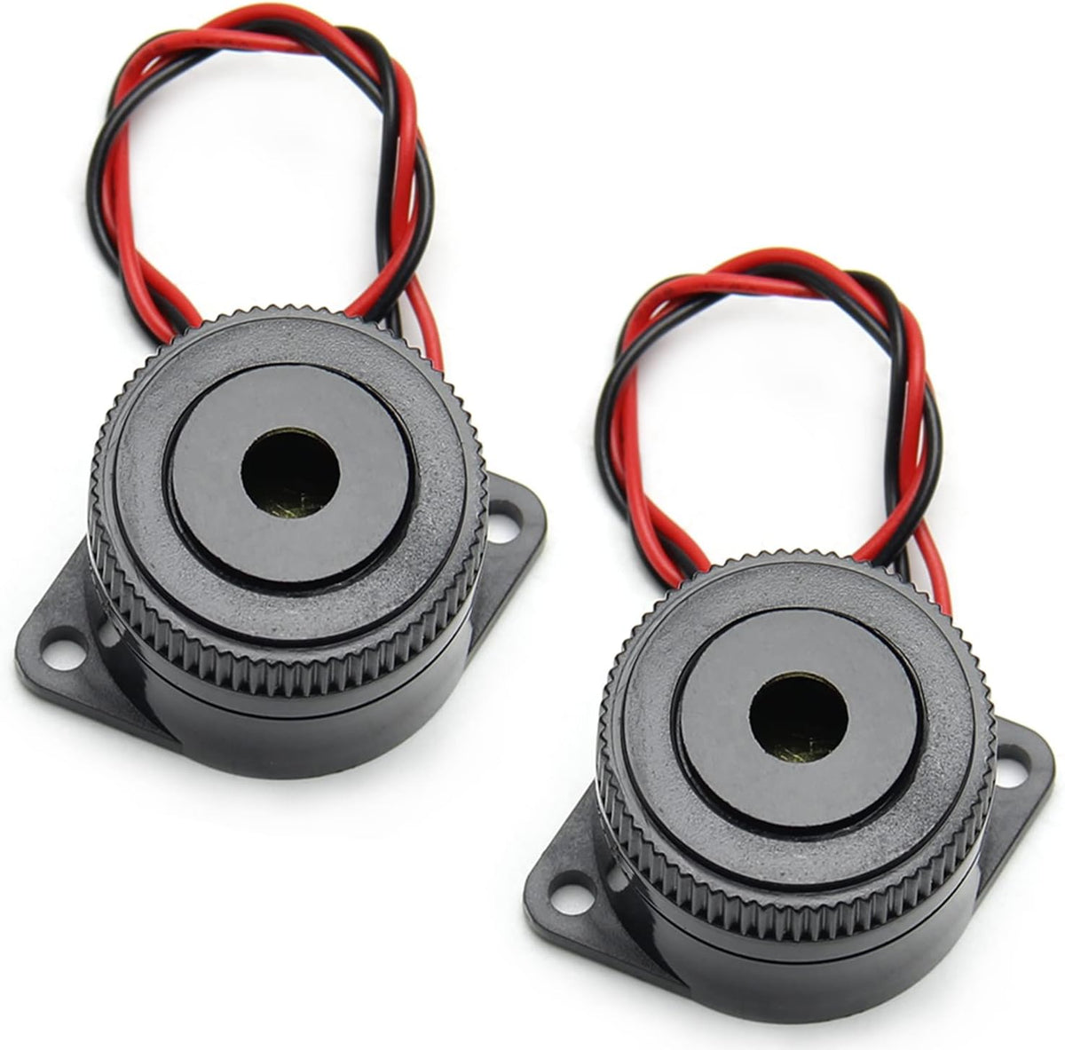Fielect 5Pcs Alarm Buzzer DC12V 90dB Active Electronic Buzzer, Continuous Sound Beep Speaker