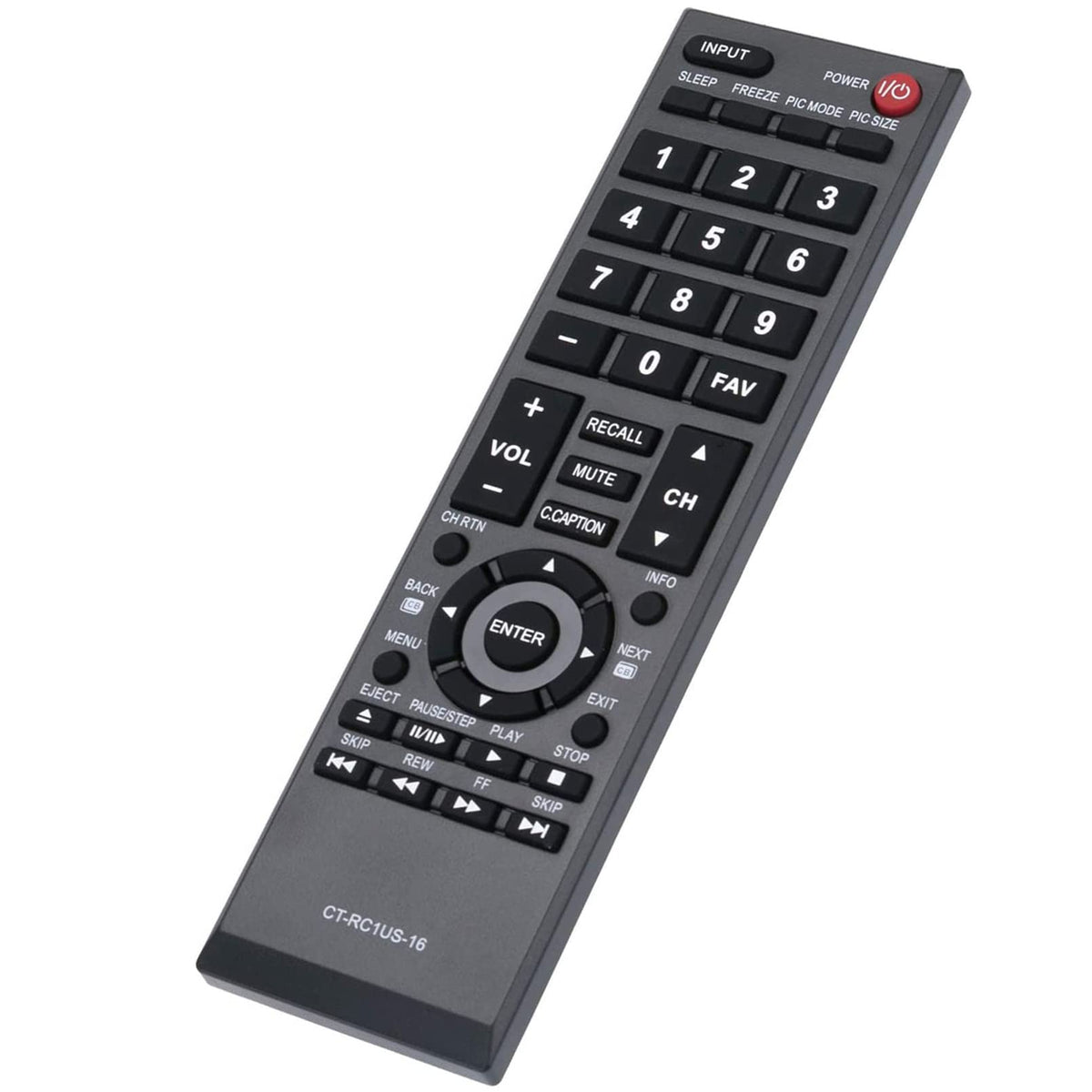 Beyution CT-RC1US-16 Replacement Remote Control Fit for Toshiba TV 43L310U 43L420U 49L310U 49L420U 55L310U 65L350U 19AV600U 19AV600UZ 19C100 19C100U