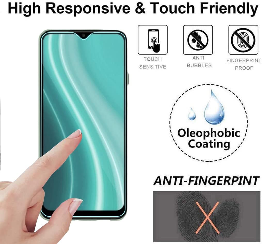 [4-Pack] Sky Devices Elite B63 Tempered Glass Screen Protector, 9H HD Clear, Anti-Fingerprint, Case Friendly, No Bubble