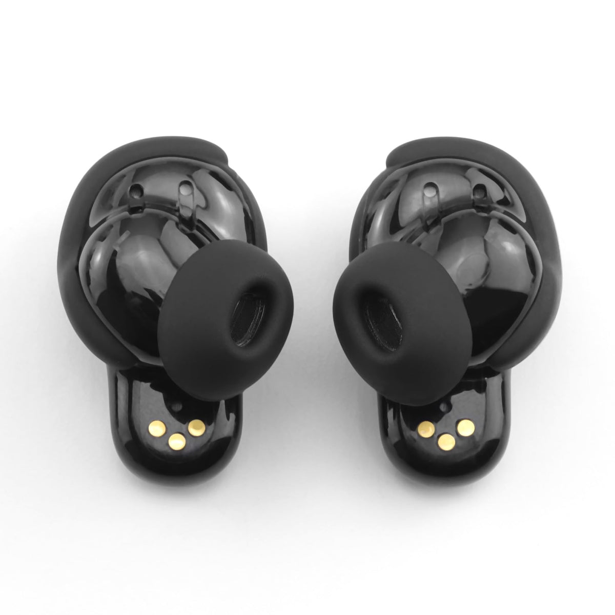 NANLANFAN Replacement Silicone Ear Tips for Bose QuietComfort Ultra Bluetooth Earbuds, 3 Pairs (Black, Assorted S/M/L)