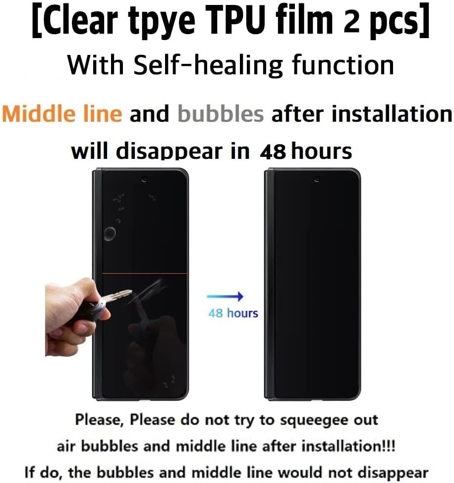 [2SET 6PCS] (2 Self Healing Clear TPU Film + 2 Anti-glare Matte TPU Film + 2 Lens Protector) Compatible with Google