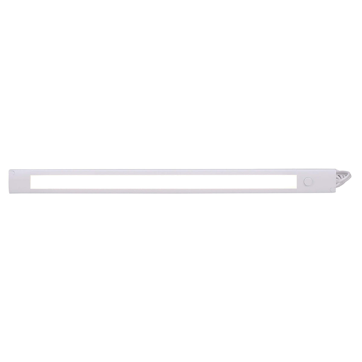 Good Earth Lighting 18-inch LED Plug in Bar Light - Non-Linking - 50,000 Hours Lamp Life - Soft White Light - White
