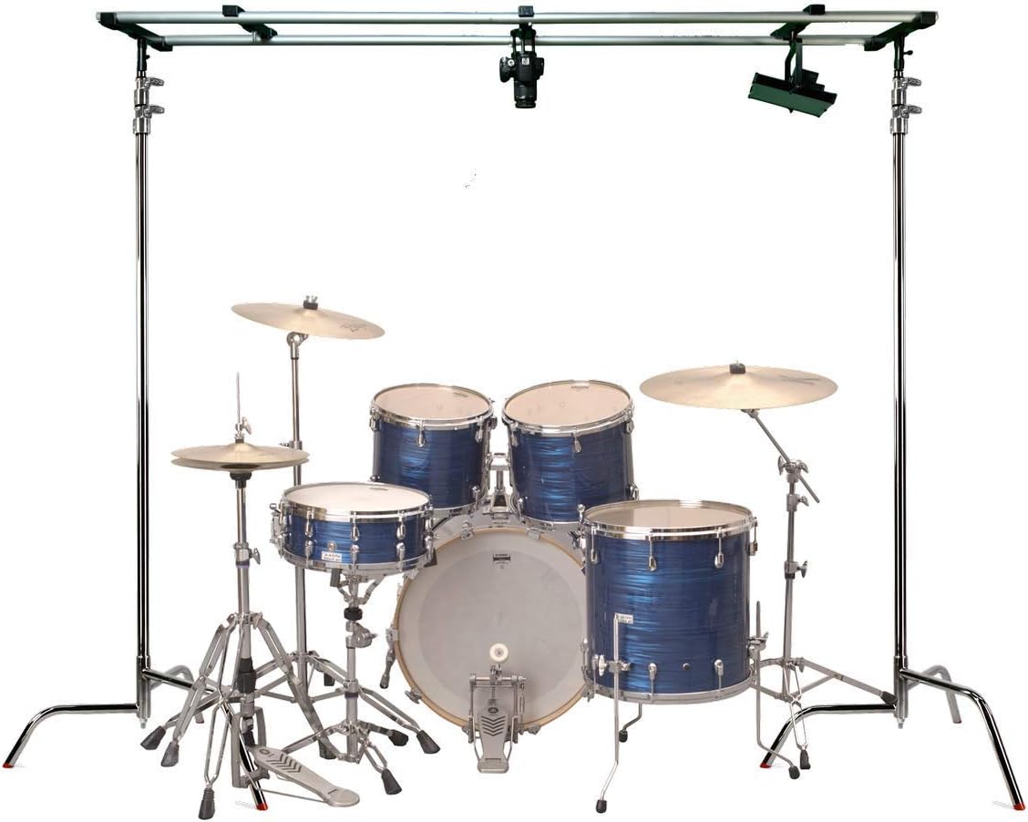 Glide Gear OH 150 Overhead Rig – for Camera, Lights – 4–12ft Modular Platform, Tripod/C-Stand Mounted, 20 lb Capacity