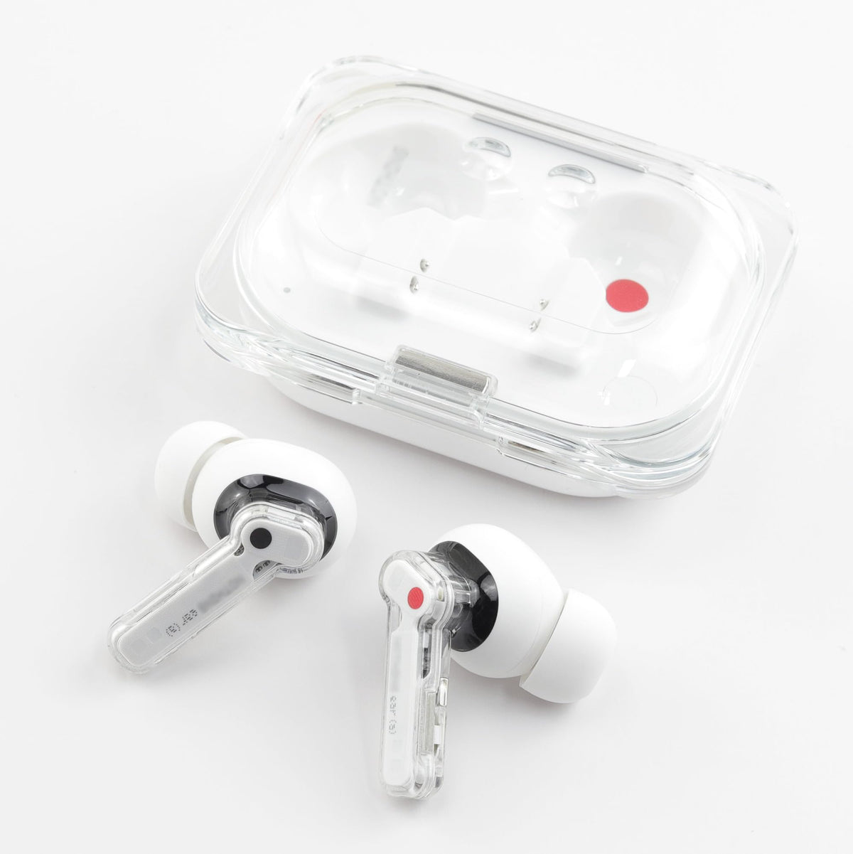 NANLANFAN Silicone Ear Tips Replacement for Nothing Ear/Nothing Ear (a) Wireless Earbuds, 6 Pairs (S/M/L, White)