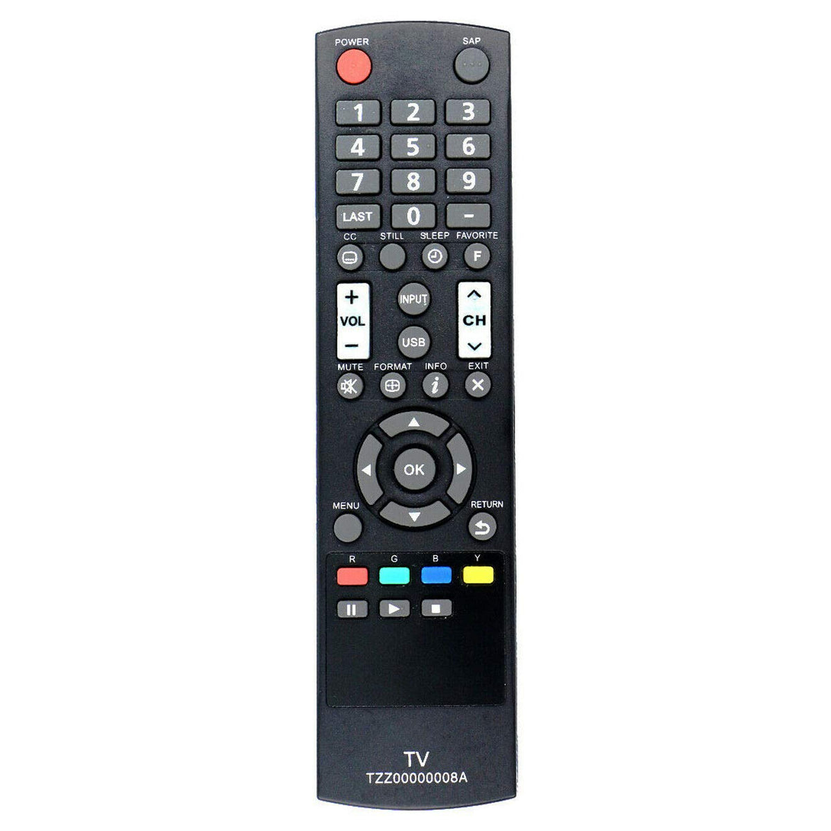 New TZZ00000008A Remote Control Compatible for Panasonic LCD TV TC-L32C5 TC-32LC54 TC-L42U5