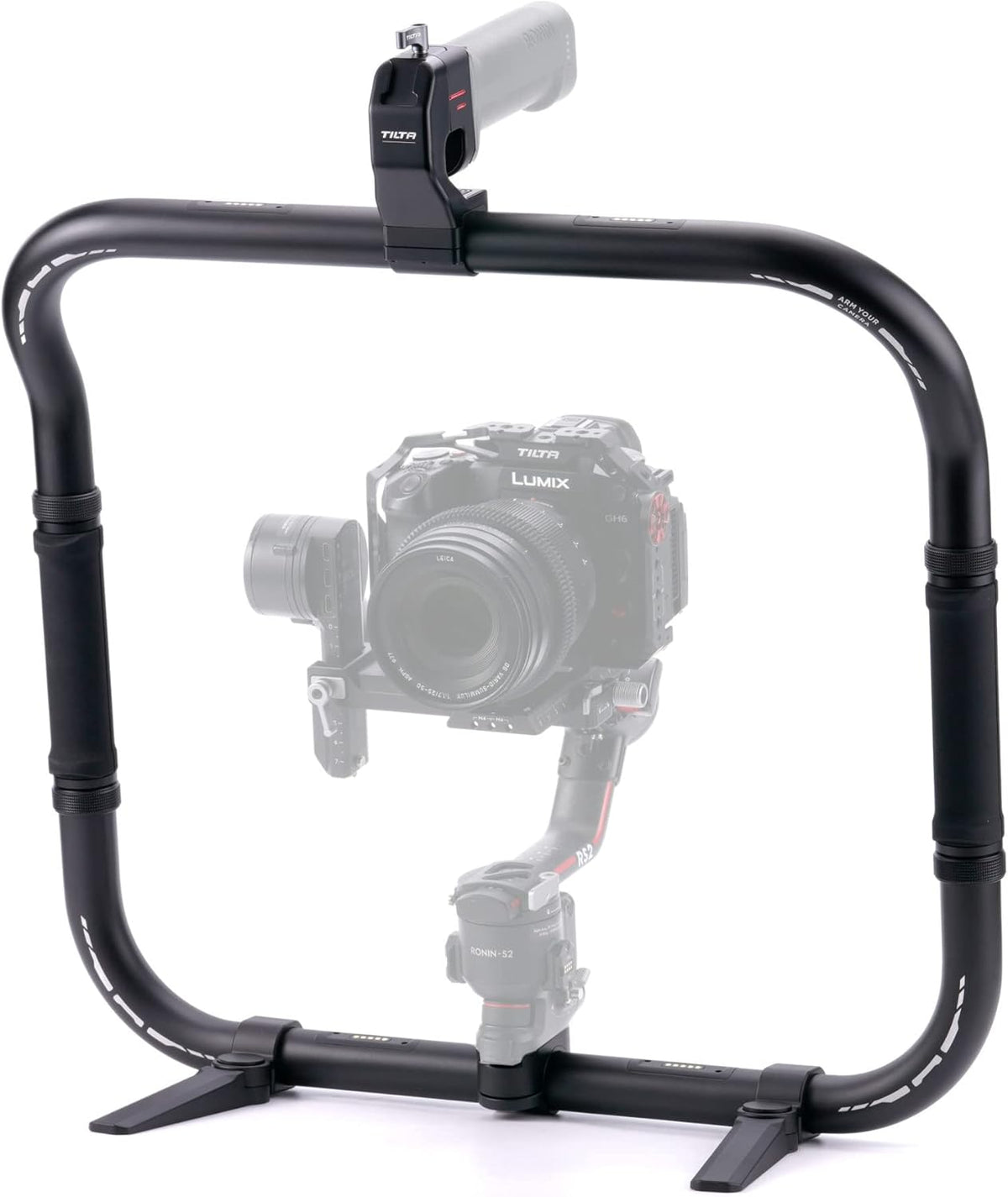 Tilta Basic Ring Grip Plus Compatible with DJI Ronin RS3 Pro/ RS4/ RS4 Pro | Improved Stability, Movement & Flexibility | Aluminum Alloy | Multiple Power Options