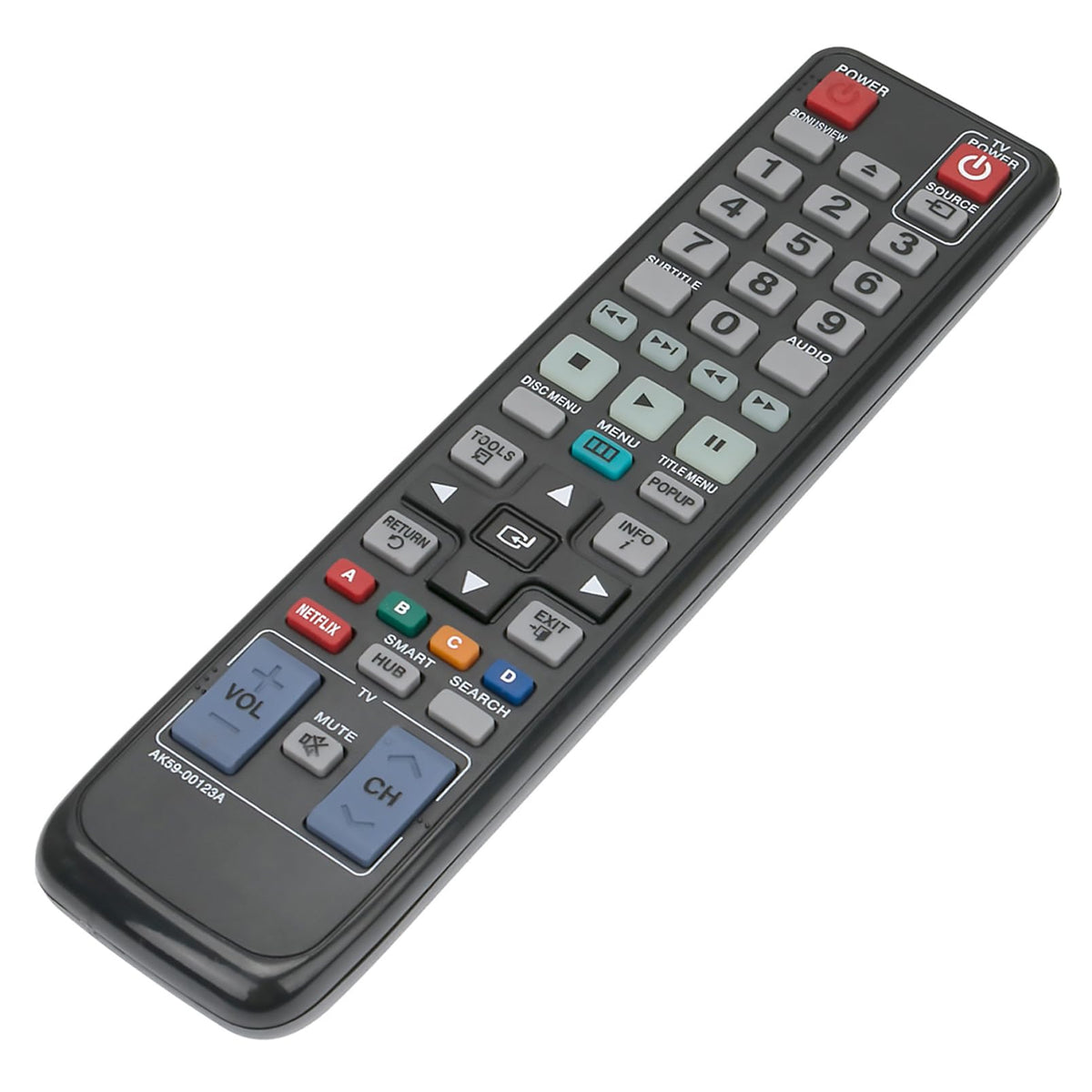AK59-00123A Replace Remote Control fit for Samsung BD-D5490 BD-D5500 BD-D5500C BD-D5700 BD-D6100C BD Blu-Ray Disc DVD Player BD-D6500/ZV BD-D700