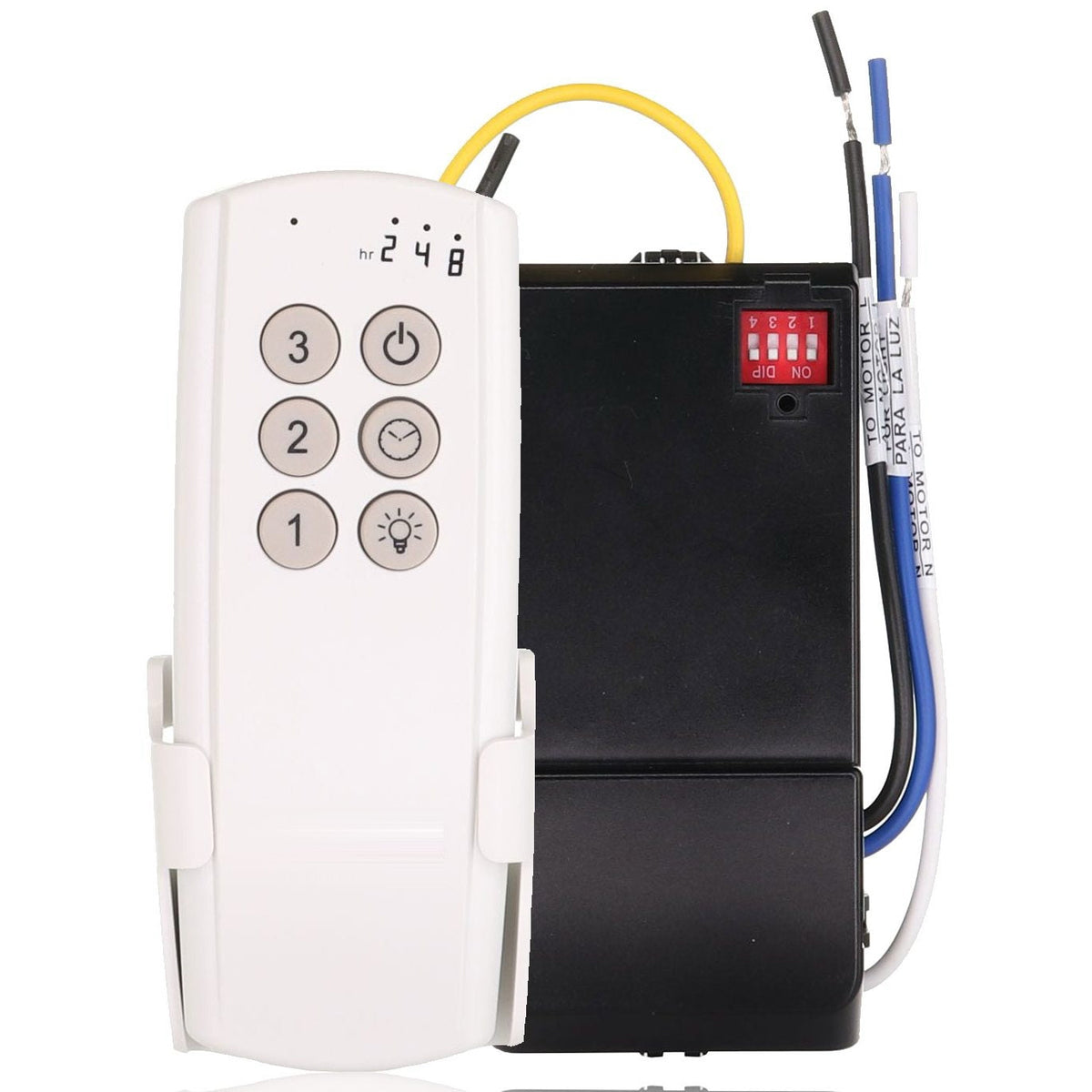 Substitute for Hampton Bay F08UC7091T Ceiling Fan Remote Control [63T-AC83T-KIT]