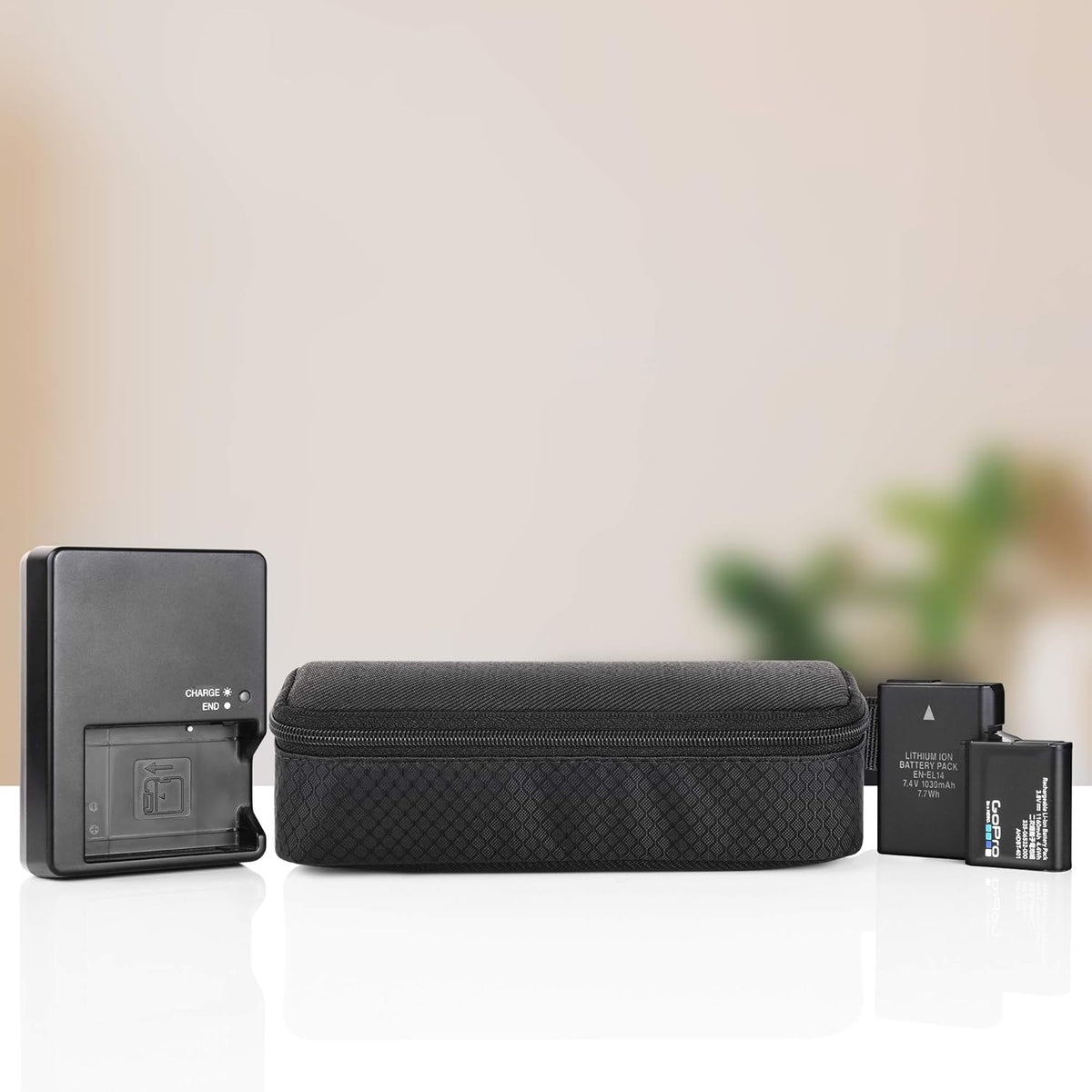 TXEsign DSLR Camera Battery Storage Bag - Battery Holder Case for GoPro Hero 10 9 8 7 6 5 4