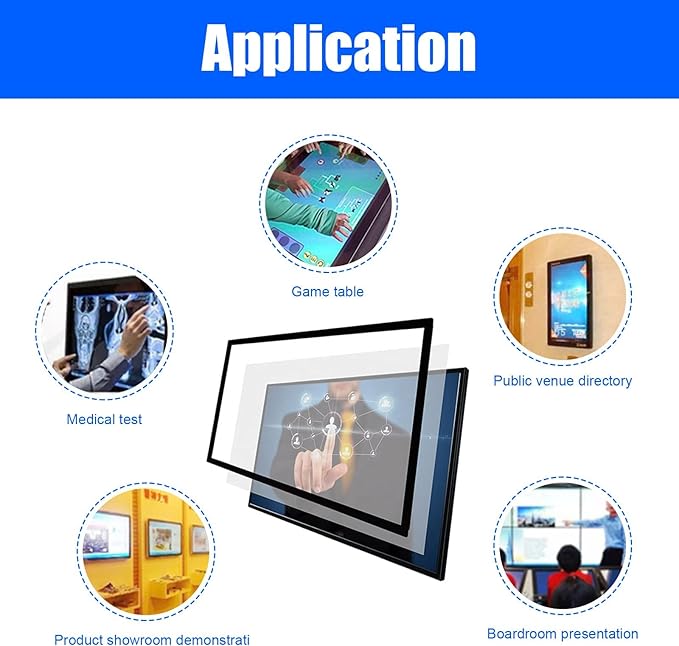 SpecialTouch 98 Inch Multi-Touch 20 Points Interactive Infrared Touch Frame IR Touch Screen Overlay Kits IR Touch Screen Panel Bezel
