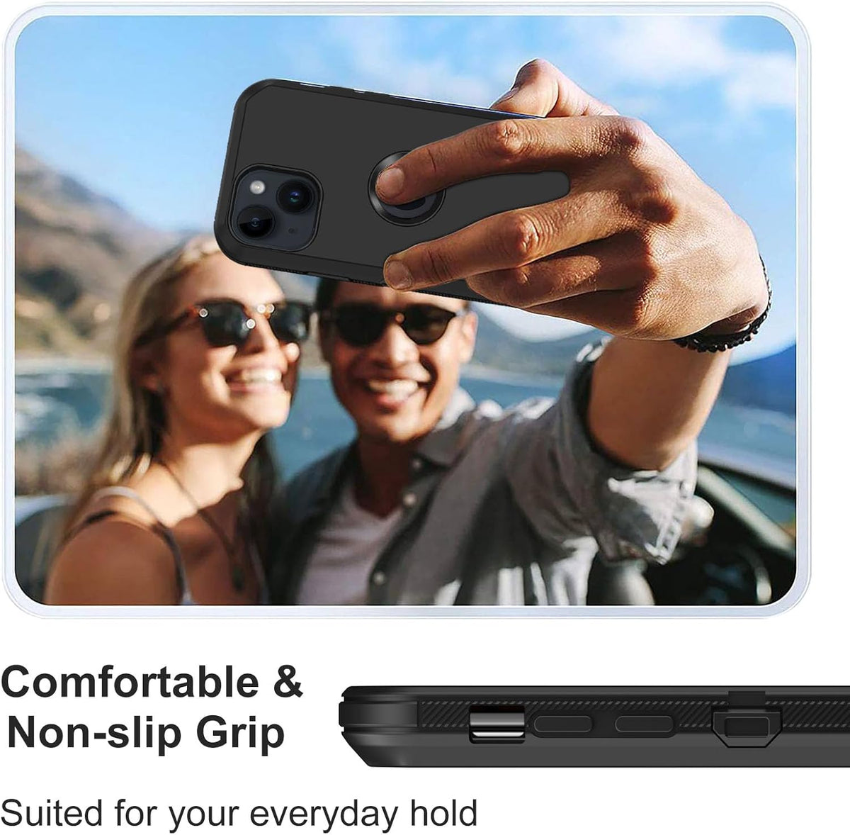 Shop Apple iPhone 15 Case - Heavy Duty, Full Body 3-Layer Rugged, Built-in Screen Protector, Shockproof, Dustproof,