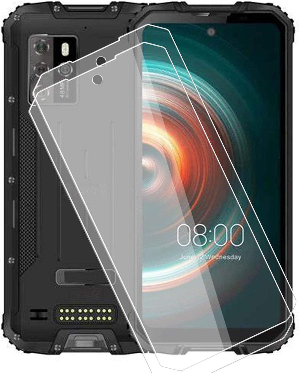 [2-Pack] Oukitel WP10 5G Screen Protector, 9H Hardness Anti-Scratch Tempered Glass Protective Film (6.67")