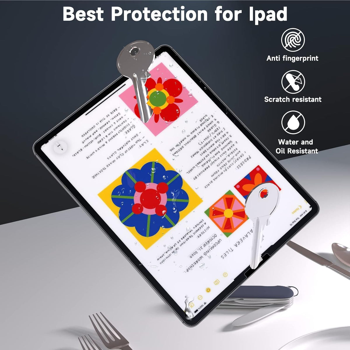 [2 Pack] Anti Blue Light Paper Screen Protector Compatible with iPad Pro 12.9 2022/2021/2020 (6th/5th/4th Generation), Anti Glare Matte iPad Pro 12.9 Screen Protector, Anti Scratch,High Sensitivity,Ultra HD