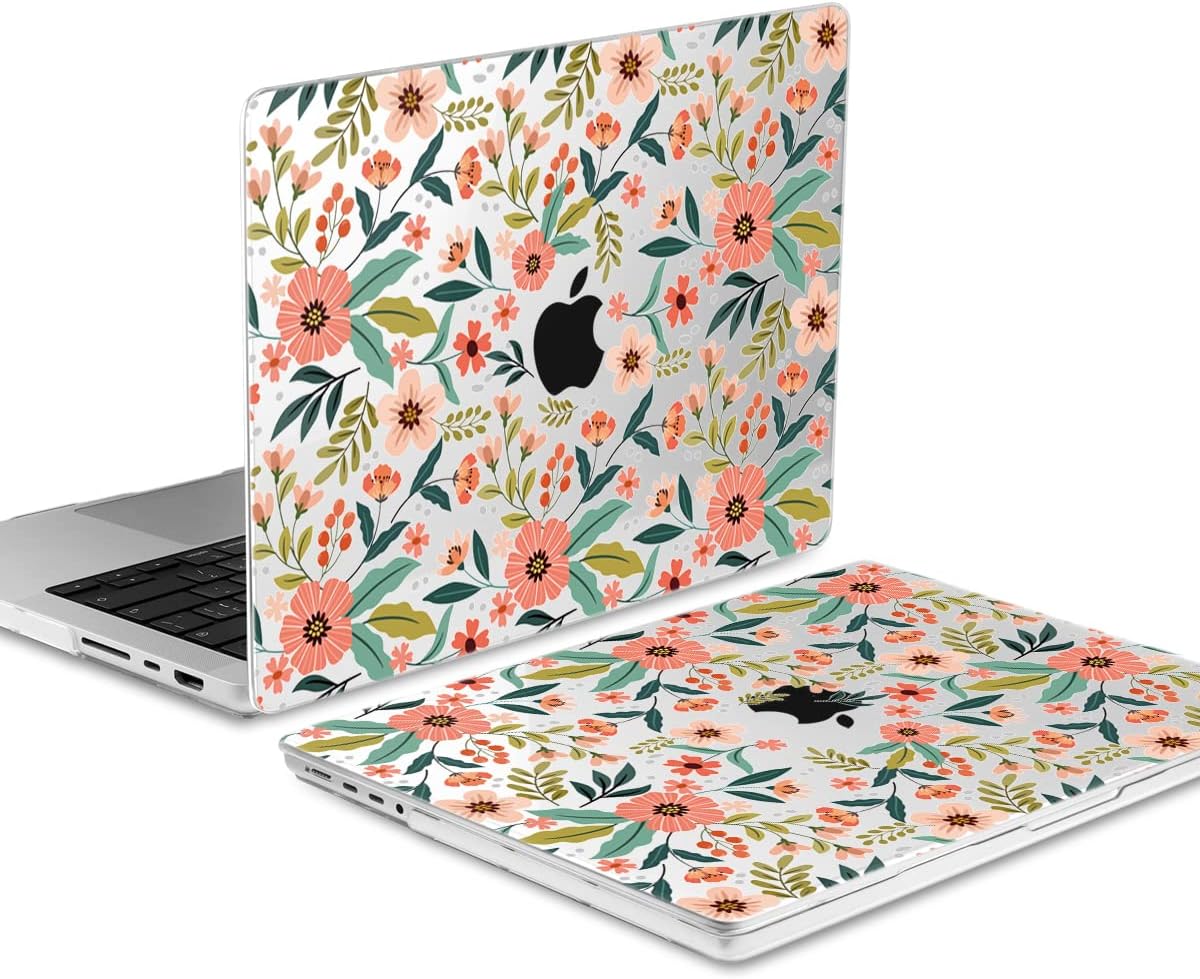 TWOLSKOO Compatible with MacBook Pro 14 inch Case 2023 2022 2021 Release M2 A2779 M1 A2442 with Touch ID, Hard Shell