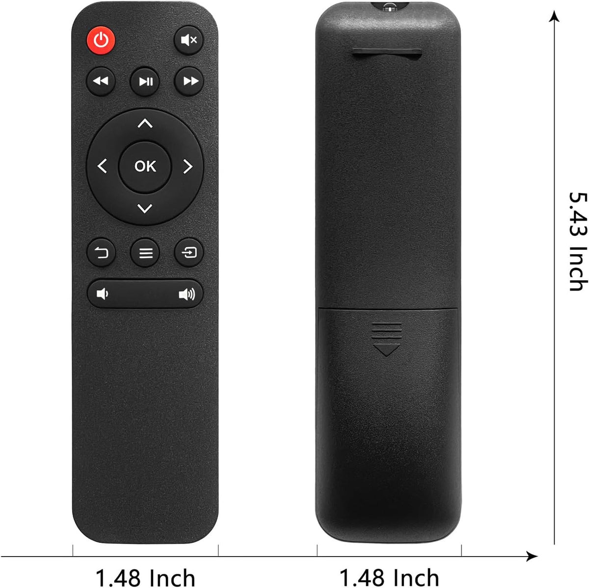 HODSEUKIN BL128 Replacement Remote for Mini Projector,Compatible with ELEPHAS Portable Projector.