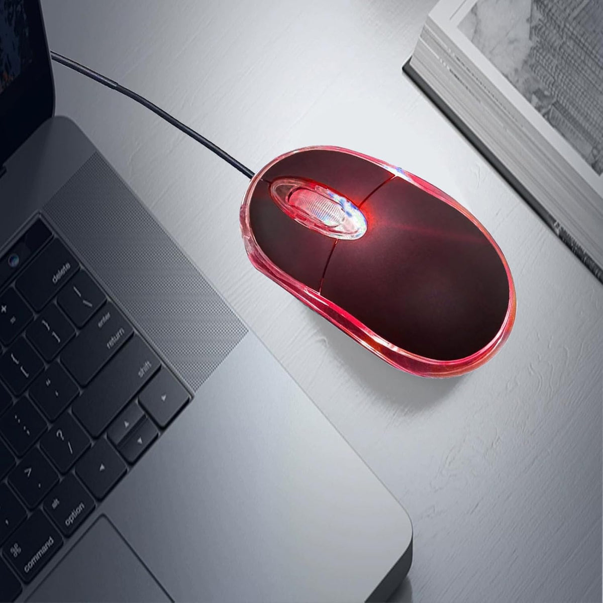Guiheng Wired Mini Optical Mouse Computer Mouse Ergonomic Mouse with USB Mouse for Laptop PC Desktop mice Compatible