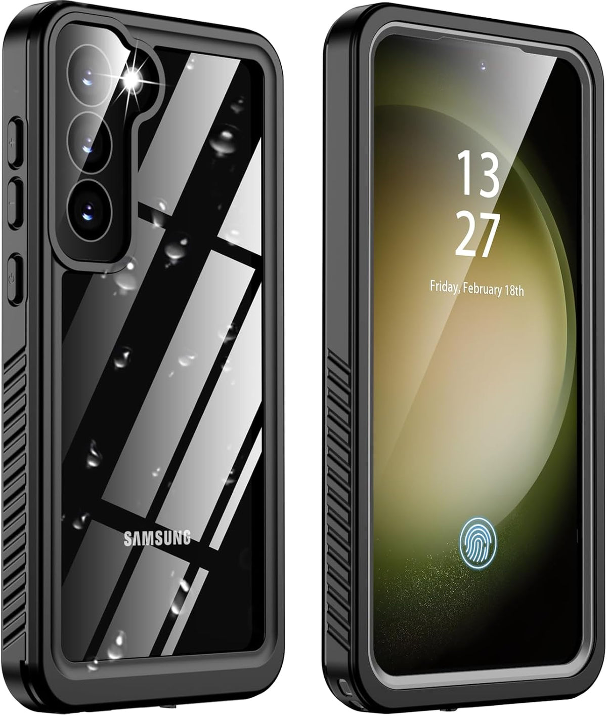 GOLDJU for Samsung Galaxy S23 Plus Case, Waterproof with Built-in Screen/Lens Protector, [14FT Military Drop Proof]