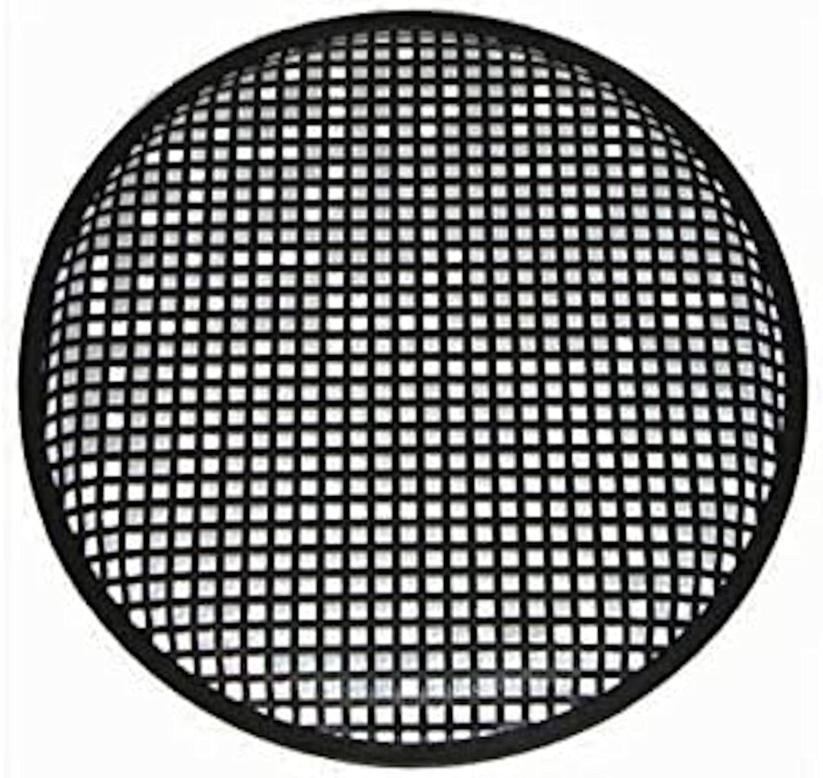 Pair of 10 Inch 10" Universal Metal Car Audio Speaker SubWoofer Waffle Grill Protector Cover With Clips and Screws