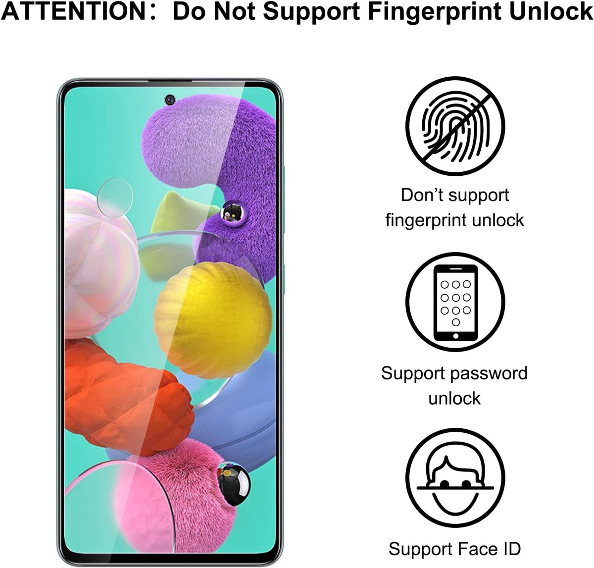 Samsung Galaxy S20 FE A51 A52 Privacy Screen Protector [2 Pack] - 2021 Anti Spy, Full Coverage, Scratch Resistant