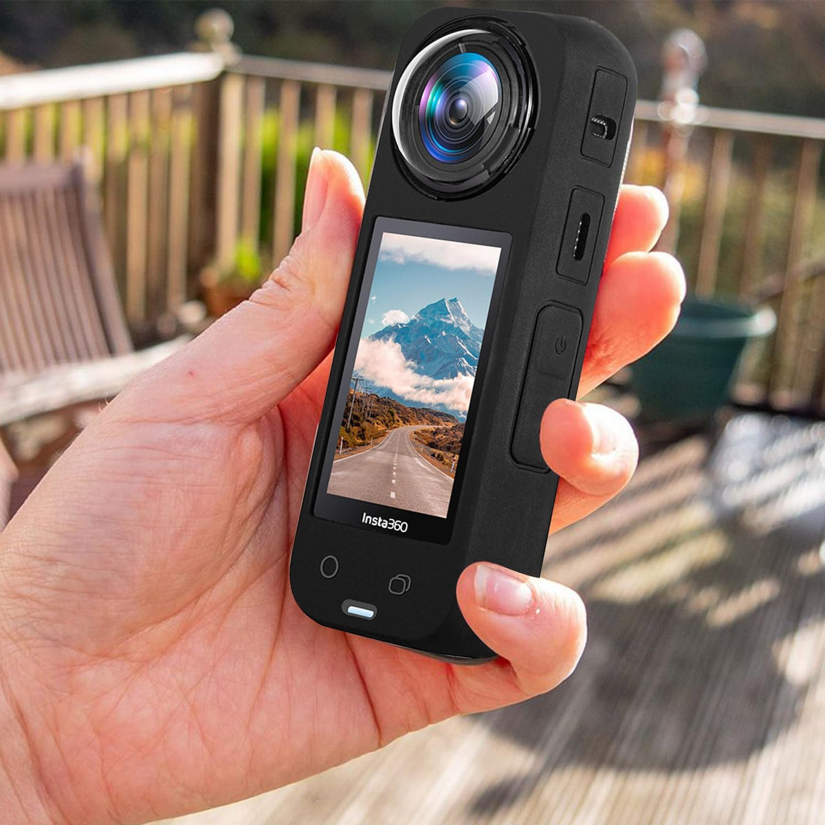 Dual Lens Guards for Insta360 X4 Action Camera, Protective Case for ONE X4 360 Waterproof Camera Accessory